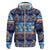 Hawaii Turtles Pattern Special Blue Hoodie - Polynesian Pride