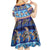 Hawaii Turtles Pattern Special Blue Kid Short Sleeve Dress - Polynesian Pride