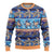 Hawaii Turtles Pattern Special Blue Ugly Christmas Sweater - Polynesian Pride