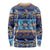 Hawaii Turtles Pattern Special Blue Long Sleeve Shirt - Polynesian Pride