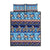 Hawaii Turtles Pattern Special Blue Quilt Bed Set - Polynesian Pride