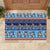 Hawaii Turtles Pattern Special Blue Rubber Doormat - Polynesian Pride
