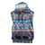 Hawaii Turtles Pattern Special Blue Sleeveless Hoodie - Polynesian Pride