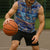 Hawaii Turtles Pattern Special Blue Sleeveless Hoodie - Polynesian Pride