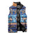 Hawaii Turtles Pattern Special Blue Sleeveless Puffer Jacket - Polynesian Pride