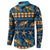 Hawaii Turtles Starfish Unique Pattern Button Sweatshirt - Polynesian Pride