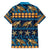 Hawaii Turtles Starfish Unique Pattern Family Matching Off The Shoulder Long Sleeve Dress and Hawaiian Shirt - Polynesian Pride