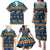 Hawaii Turtles Starfish Unique Pattern Family Matching Puletasi and Hawaiian Shirt - Polynesian Pride