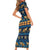 Hawaii Turtles Starfish Unique Pattern Family Matching Short Sleeve Bodycon Dress and Hawaiian Shirt - Polynesian Pride
