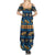 Hawaii Turtles Starfish Unique Pattern Family Matching Summer Maxi Dress and Hawaiian Shirt - Polynesian Pride