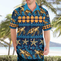 Hawaii Turtles Starfish Unique Pattern Hawaiian Shirt - Polynesian Pride