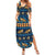 Hawaii Turtles Starfish Unique Pattern Summer Maxi Dress - Polynesian Pride