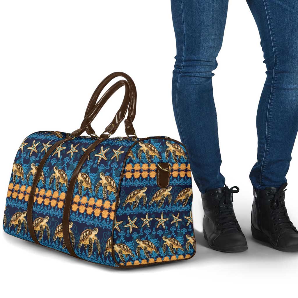 Hawaii Turtles Starfish Unique Pattern Travel Bag - Polynesian Pride