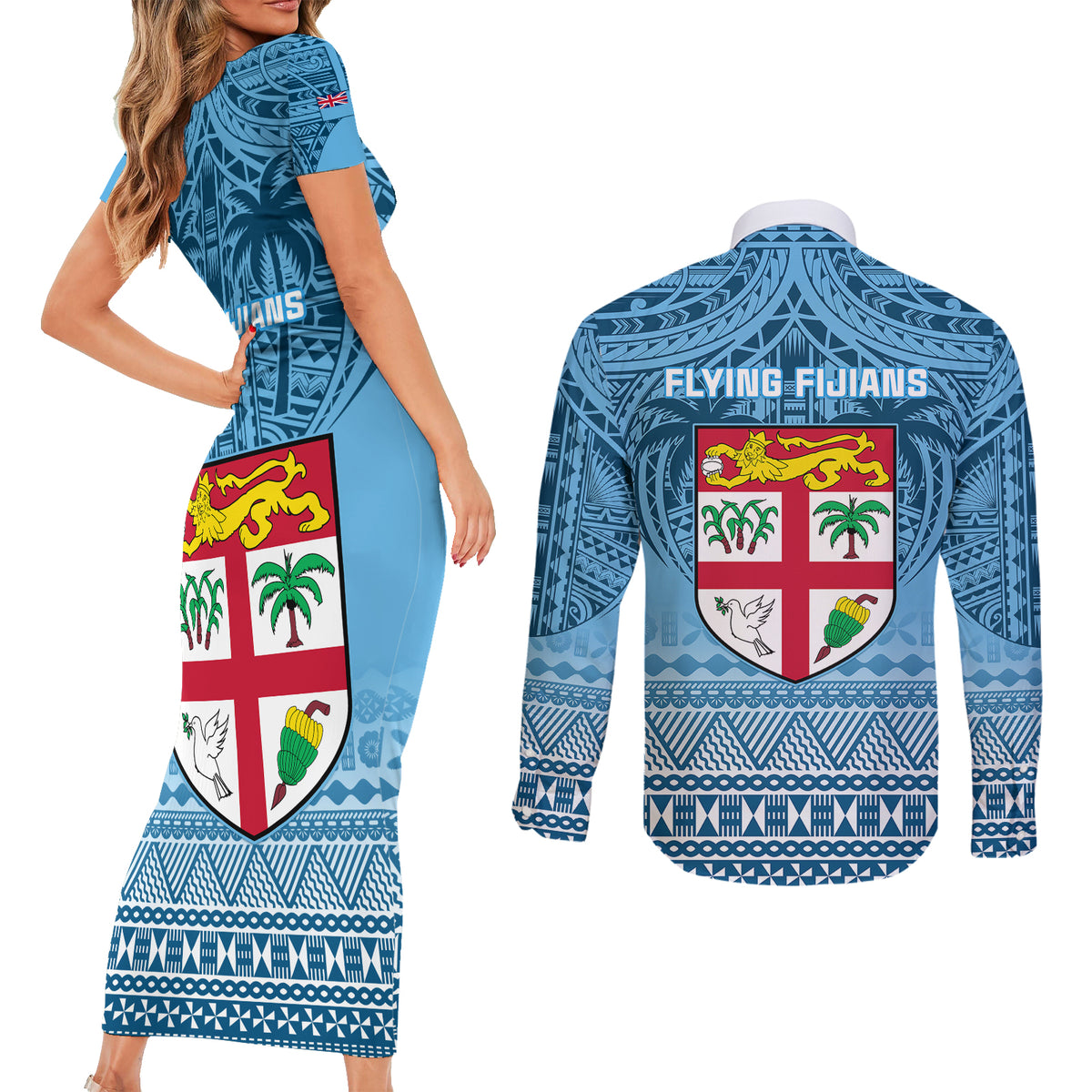 fiji-rugby-couples-matching-short-sleeve-bodycon-dress-and-long-sleeve-button-shirts-fijian-go-2023-world-cup
