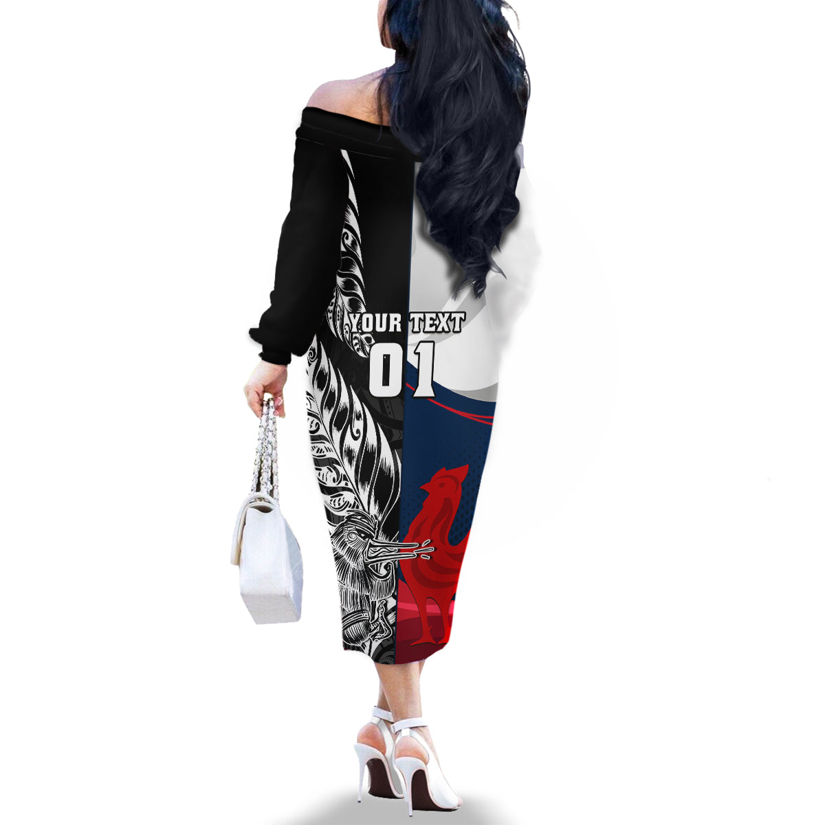 custom-new-zealand-and-france-rugby-family-matching-off-shoulder-long-sleeve-dress-and-hawaiian-shirt-xv-de-france-kiwi-silver-fern-2023-world-cup