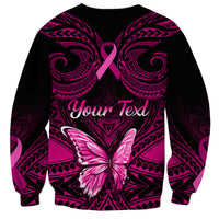 personalised-pink-out-sweatshirt-breast-cancer-awareness-polynesian-pattern-black-version