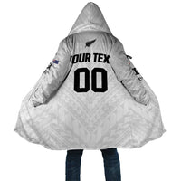 Custom Football New Zealand Cloak Aotearoa United White Version - Polynesian Pride