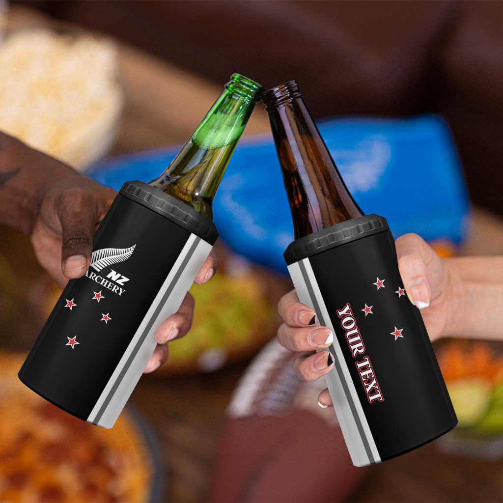 Personalised New Zealand 2025 Archery Basic 4 in 1 Can Cooler Tumbler Archery NZ