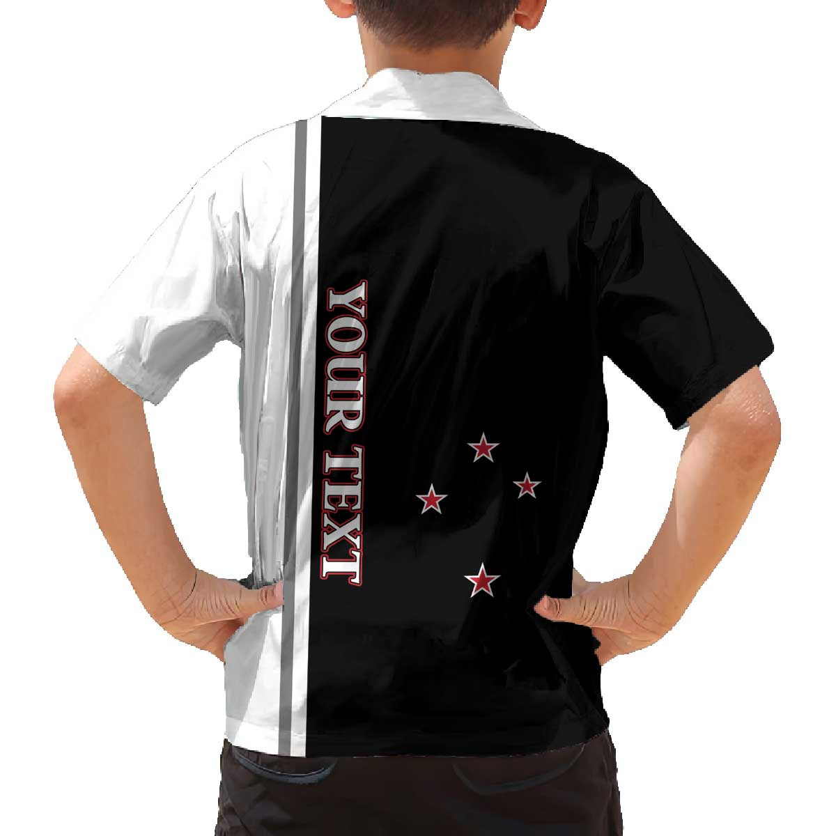 Personalised New Zealand 2025 Archery Basic Family Matching Off The Shoulder Long Sleeve Dress and Hawaiian Shirt Archery NZ