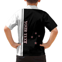Personalised New Zealand 2025 Archery Basic Family Matching Off The Shoulder Long Sleeve Dress and Hawaiian Shirt Archery NZ