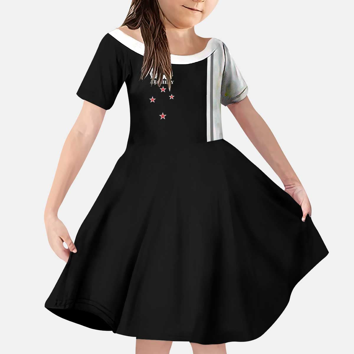 Personalised New Zealand 2025 Archery Basic Kid Short Sleeve Dress Archery NZ