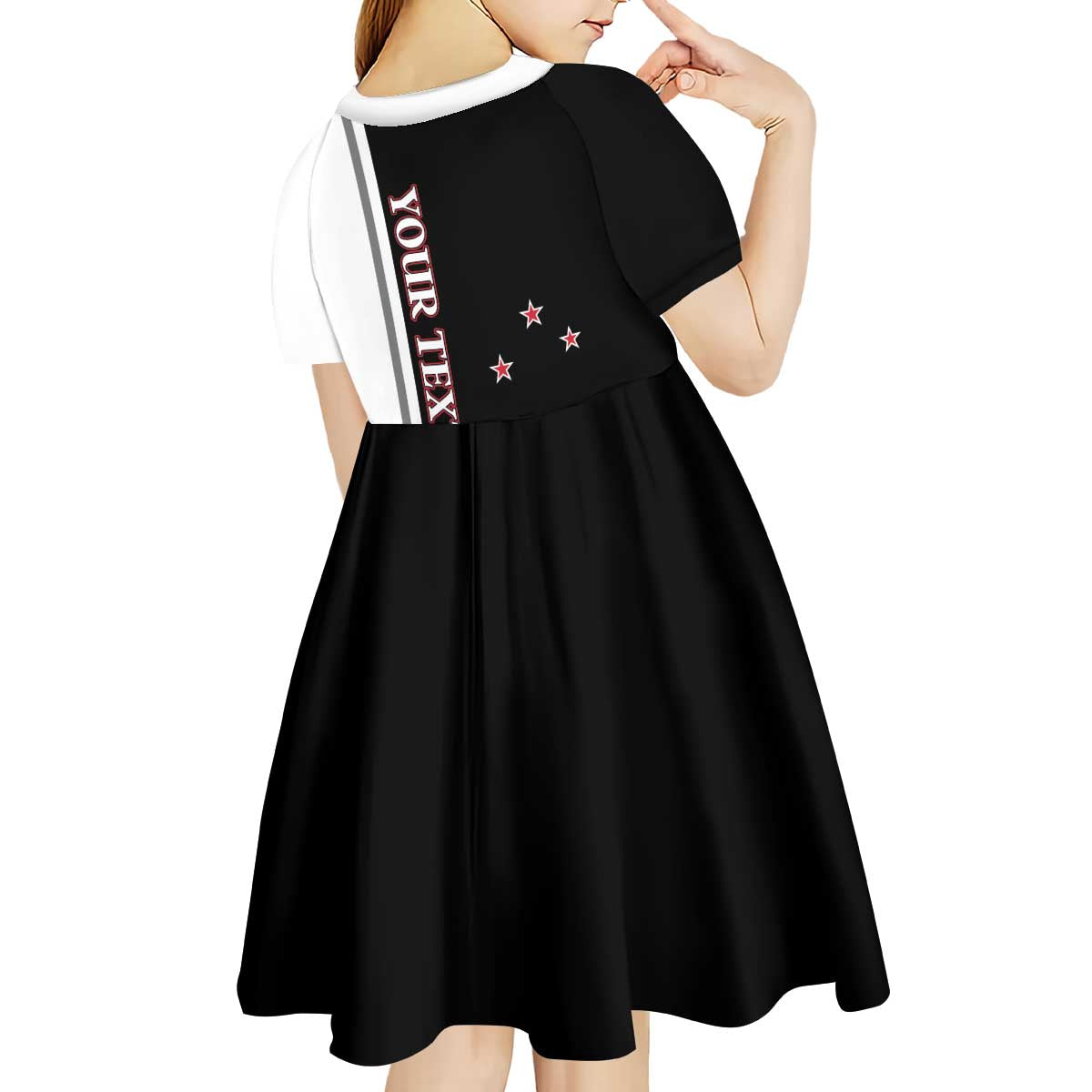 Personalised New Zealand 2025 Archery Basic Kid Short Sleeve Dress Archery NZ