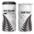 Personalised New Zealand 2025 Archery 4 in 1 Can Cooler Tumbler Aotearoa Silver Arrows White