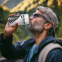 Personalised New Zealand 2025 Archery 4 in 1 Can Cooler Tumbler Aotearoa Silver Arrows White