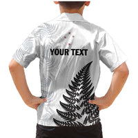 Personalised New Zealand 2025 Archery Family Matching Mermaid Dress and Hawaiian Shirt Aotearoa Silver Arrows White LT01 - Polynesian Pride