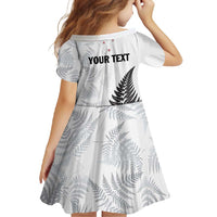 Personalised New Zealand 2025 Archery Family Matching Short Sleeve Bodycon Dress and Hawaiian Shirt Aotearoa Silver Arrows White LT01 - Polynesian Pride