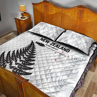 New Zealand 2025 Archery Quilt Bed Set Aotearoa Silver Arrows White