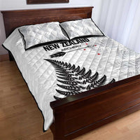 New Zealand 2025 Archery Quilt Bed Set Aotearoa Silver Arrows White