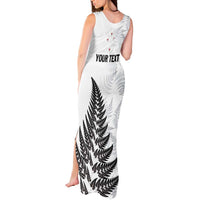 Personalised New Zealand 2025 Archery Tank Maxi Dress Aotearoa Silver Arrows White