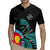 Personalised New Zealand Archery Rugby Jersey Turquoise Maori Silver Fern