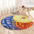 Philippines Round Carpet Pilipinas Polynesian Pattern