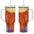 Philippines Tumbler With Handle Pilipinas Polynesian Pattern