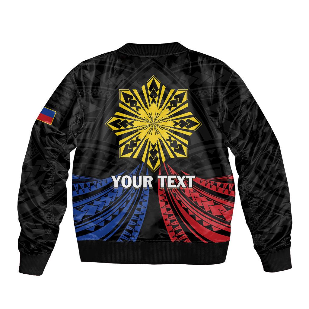 Personalized Philippines Independence Day Bomber Jacket Filipino 126th Anniversary Sun Tattoo