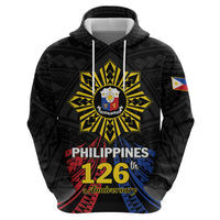 Personalized Philippines Independence Day Hoodie Filipino 126th Anniversary Sun Tattoo