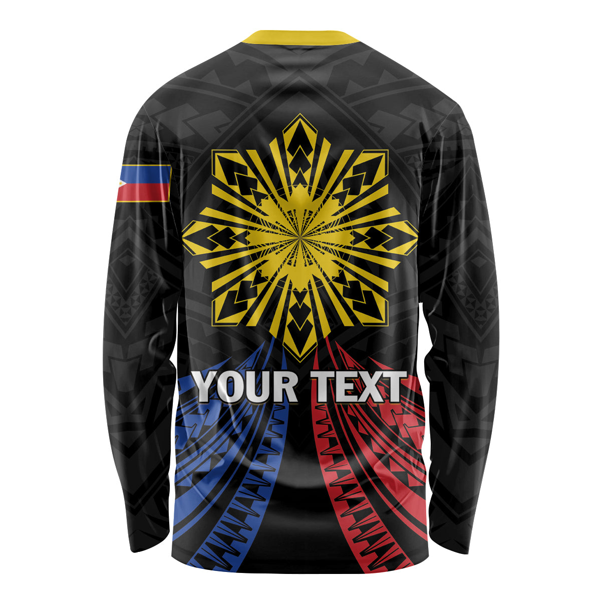 Personalized Philippines Independence Day Long Sleeve Shirt Filipino 126th Anniversary Sun Tattoo