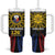 Personalized Philippines Independence Day Tumbler With Handle Filipino 126th Anniversary Sun Tattoo