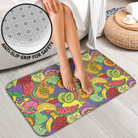 Hawaii Fruits Hippie Style Bathroom Set Vibrant Colorful