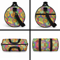 Hawaii Fruits Hippie Style Duffle Bag Vibrant Colorful LT01 - Polynesian Pride