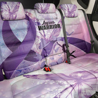 Polynesian Lupus Awareness Back Car Seat Cover Butterfly Hologram Lupus Warrior