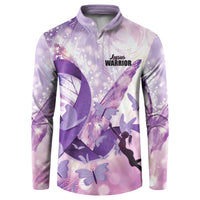 Personalized Polynesian Lupus Awareness Button Sweatshirt Butterfly Hologram Lupus Warrior