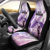 Polynesian Lupus Awareness Car Seat Cover Butterfly Hologram Lupus Warrior