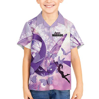 Personalized Polynesian Lupus Awareness Hawaiian Shirt Butterfly Hologram Lupus Warrior