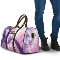 Polynesian Lupus Awareness Travel Bag Butterfly Hologram Lupus Warrior