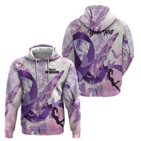 Personalized Polynesian Lupus Awareness Zip Hoodie Butterfly Hologram Lupus Warrior