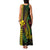 Hawaii Kakau Hammerhead Shark Family Matching Tank Maxi Dress and Hawaiian Shirt Neon Plumeria Pattern
