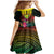 Hawaii Kanaka Maoli Flag Day Family Matching Mermaid Dress and Hawaiian Shirt Tropical Flowers